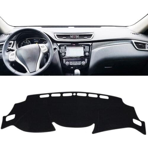 Car Dashboard Mat Cover Pad Sun Shade Instrument Covers Protective Carpet For Nissan Rogue X-Trail Xtrail X Trail T32 2014- 2018
