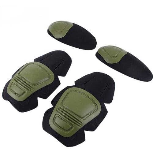 Frog Suit Knee Pads Elbow Support Paintball Airsoft Tactical Kneepad Interpolated Knee Protector Set Gear Combat