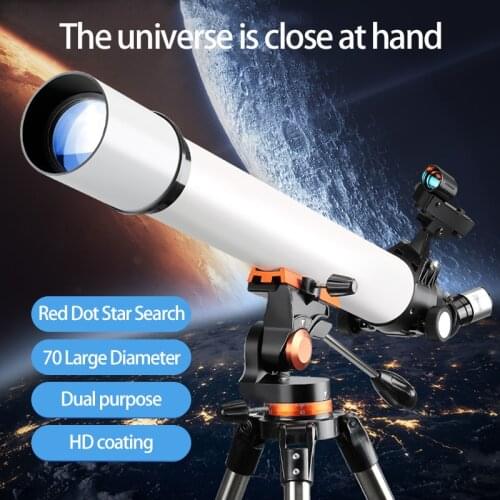 100% 150 TImes Professional Astronomical Telescope Space Night Vision Watch Saturn Jupiter Nebula Support Take Photo for Camping