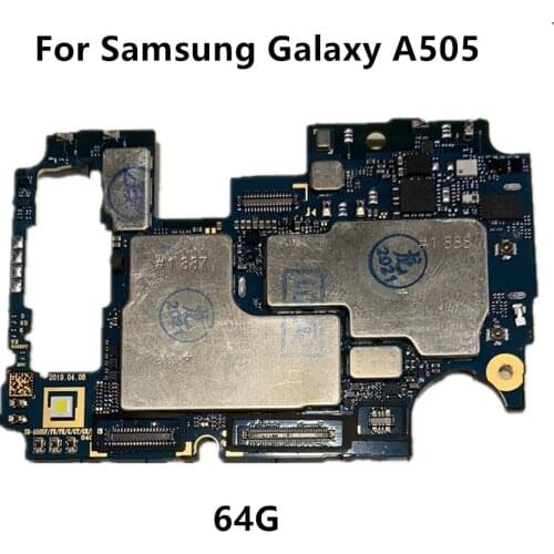 Full Working Unlocked For Samsung Galaxy A505 64G Motherboard Logic Mother Circuit Board Plate