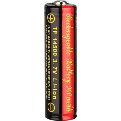 TrustFire AA 14500 Lithium Battery 3.7v 900mAh Rechargeable Li Ion Battery Cell For Flashlight Torch Headlamp Mouse Calculator