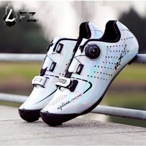 Upline road cycling shoes men racing road bike shoes self-locking colorful bicycle sneakers athletic ultralight professional