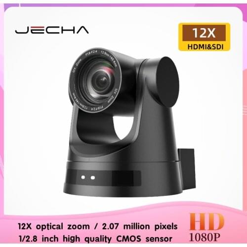 Jc12shl 1080p60fps webCam PTZ Camera 12X 20X 30X Zoom HDMI SDI DVI USB Output Video Conference System Conference webCam