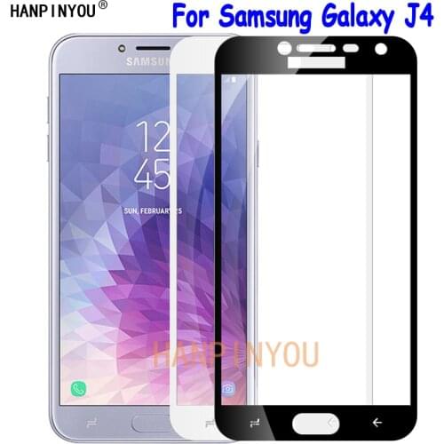 For Samsung Galaxy J4 (2018) J400F J400G Full Cover Tempered Glass Screen Protector Ultra Thin Explosion-proof Protective Film