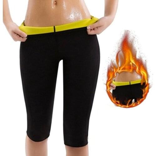 Women Fashion Sports Slimming Leg Shaper Weight Loss Yoga Fitness Pants Elastic Waist Running Pants Shapewear