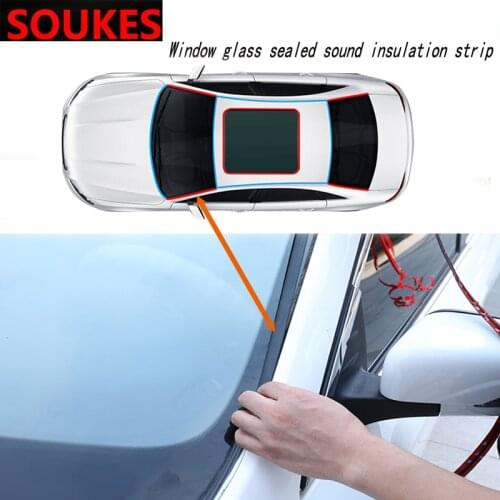 100cm Car Window Glass Trim Sealing Strip Sticker For Peugeot 206 307 407 308 208 3008 Toyota Corolla Yaris Rav4 Avensis Mini
