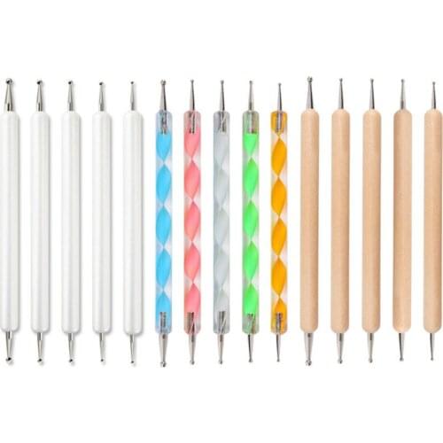 15Pcs Stone Drawing Art Craft Ceramics Clay Pottery Sculpting Modeling Tools Set for Petroglyphs/Home Decoration/Art Design