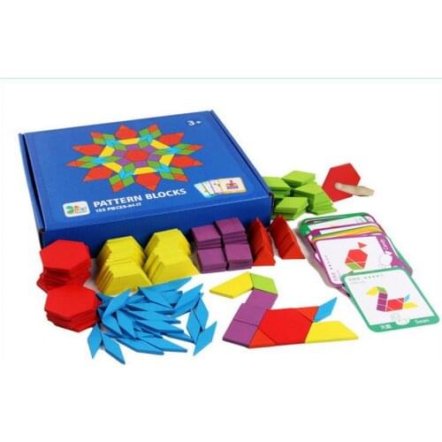 20set 155pcs/set Wooden Jigsaw Puzzle Board Set Colorful Baby Educational Wooden Toy Learning Developing Toys