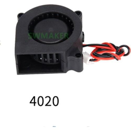 4020 Turbine DC Blower 12V/24V cooling turbofan 300mm cable 3D printer accessories