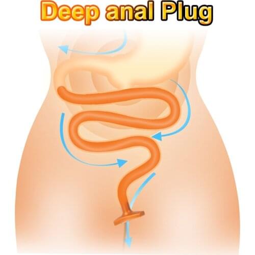 Anal Toys Super Long Silicone Anal Dildo Butt Plug Tail Sex Toys for Women Men Sexshop Sexy Bdsm Dilator Goods Adults Erotic But