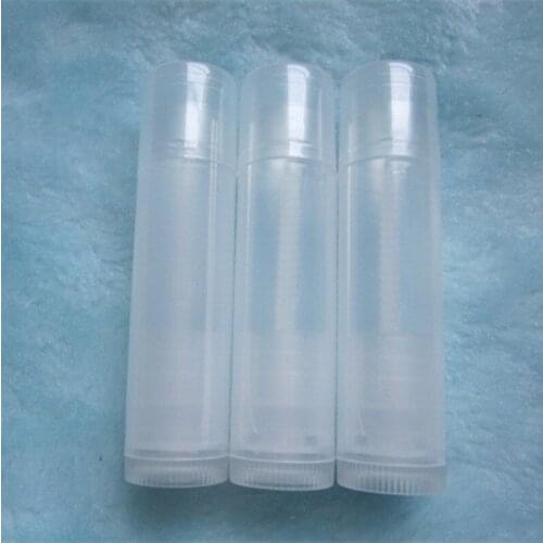 Free Shiping-5ML Lipstick Tube,Clear Plastic PP Lip Gloss Sub-bottling,Small Empty Cosmetic Container,Makeup Sample,500PCS/LOT