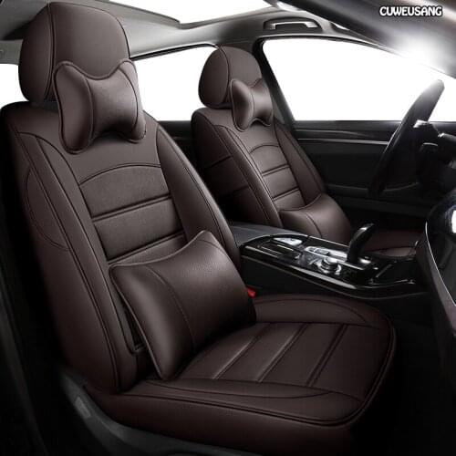 CUWEUSANG Custom Leather car seat cover For MAZDA ATENZA 6 CX-7 CX-4 CX-5 Axela MAZDA 3 8 2 5 CX-9 CX-3 Automobiles Seat Covers
