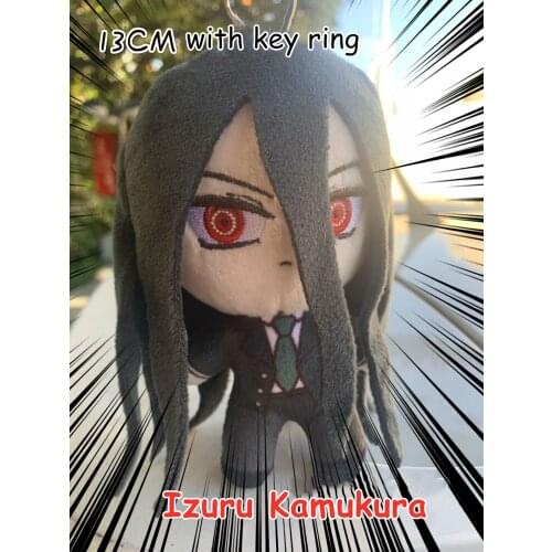 Danganronpa 3 The End of Hopes Peak High School Despair Arc Izuru Kamukura Model Plush Doll Keychain Pendant Stuffed Toy 13cm