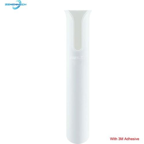 White ABS Plastic Rod Rack Holders With 3M Adhesive Fishing Tackles Mount NO Hole Bracket Socket Rack Spinning Durable Pole Tube
