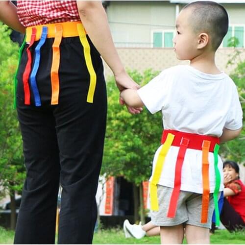 Kids Funny Outdoor Game Catching Tail Training Equipment Toys For Children Adult Kindergarten Boys Girls Teamwork Sport Game Toy