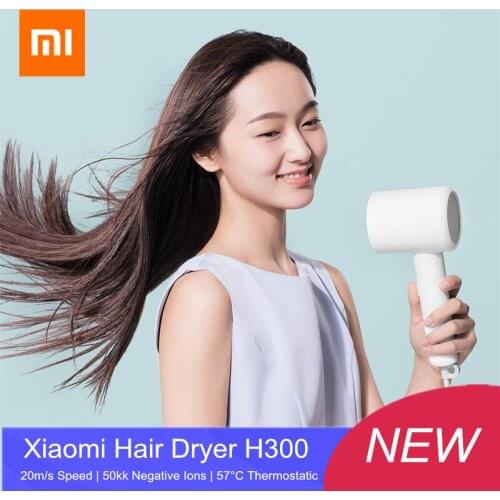 Xiaomi Mijia H300 Anion Hair Dryer 1600W Portable Hairdryer Diffuser New Negative Ion Hair Care Quick Dry for Home Use CMJ01ZHM