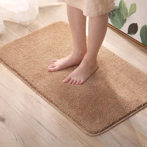 GURET Home Non-slip Bathroom Mats Indoor Microfiber Floor Carpet Absorbent Foot Mats For Kitchen Bathroom Accessories Soft Rug