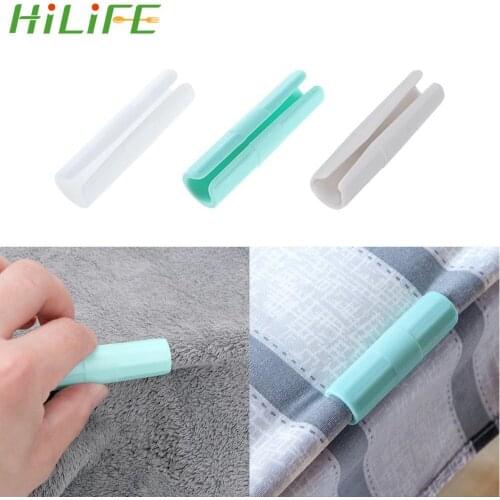 HILIFE 10 pieces/Set Home Living Blankets Bed Sheet Clip Multipurpose Slip-Resistant Clamp Bed Cover Grippers Holder Fixing Clip