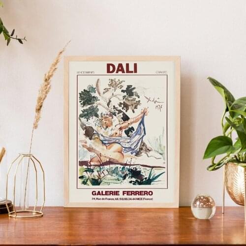 Artist Salvador Dali Canvas Art Prints Abstract Poster Gallery Wall Art Picture Decor Exhibition Painting Home Room Decoration