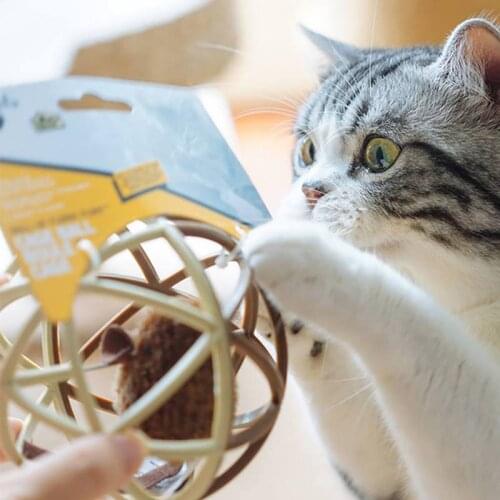 Small Animals Play Ball Rabbit Hamster Cage Knitting Interactive Puzzle Ball Toys Sound Squeaky Toy For Cats Dogs