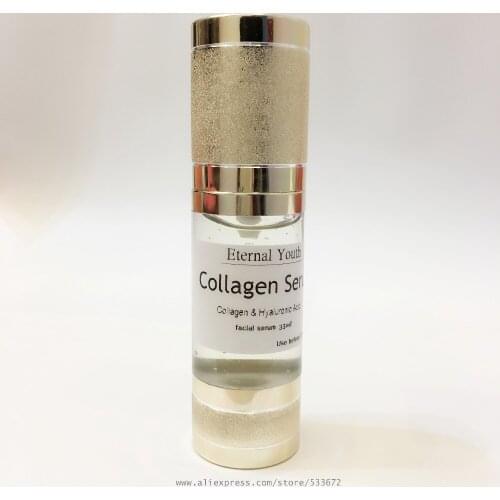 Collagen Liquid 35ml Firming Elastic Rejuvenation Moisturizing Astringe Pores Adjust Grease Essence