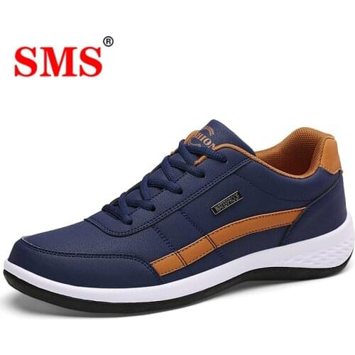 SMS Men Shoes Fashion Casual Shoes Sneakers Sport Running Shoes Breathable Leisure Male Footwear Chaussure Homme Plus Size