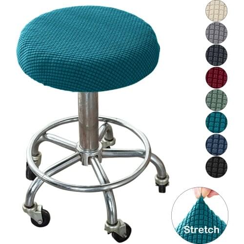 Dining Room Stretch Chair Cover Home Decorative Cafe Barstool Restaurant Chair Cover Jacquard Stretch Elastic Slipcover D30