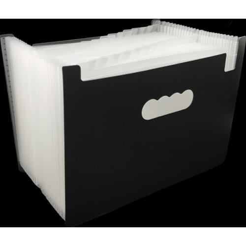 A4 Expanding Files Folder 24 Pockets Portable Expandable Accordion File Organizer High Capacity Plastic File Wallets Stand Bag