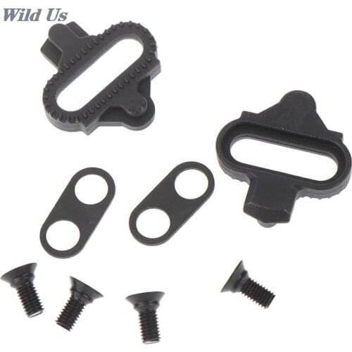 Mountain Biycycle Pedals for SPD Cleats Pedal Clipless Cleat Set MTB Bike Biking Cleats Clip-in Clips kit New