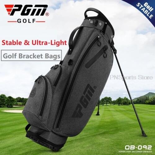 Pgm Golf Rack Bag Lightweight Bracket Bag Caddy Golf Cart Tripod Golfer Package Big Capacity Gun Stand Pack With Shoulder Strap