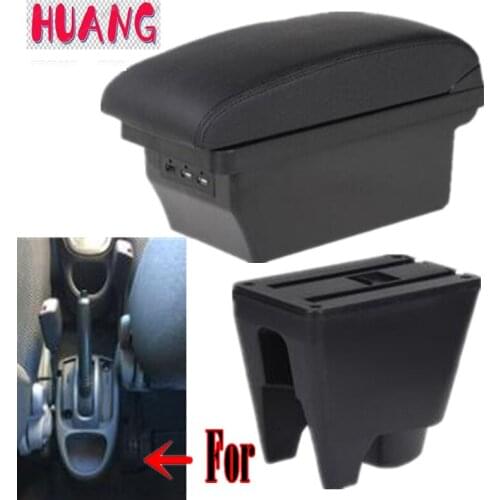 Car secretary For Peugeot 107 armrest box USB Arm Rest 3 colors Car decoration travel Accessories storage box