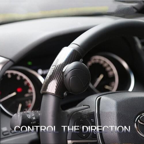 Practical Safe 360 Steering Wheel Knob Ball Booster Auto Car Styling Handle Control Spinner Durable Plastic Rubber pad 1.8