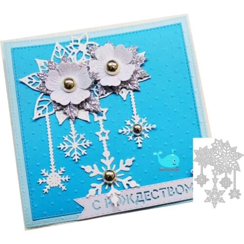 Christmas flower Die Cuts Metal Embossing Punch Knife Stencils for Scrapbooking Photo Album Decorative DIY Paper Cards Making