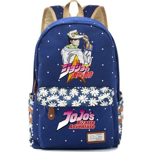 Schoolbag Anime JoJos Bizarre Adventure Backpack Teenger High Quality Packsack Casual Mochila Unisex Student Travel Laptop Bag