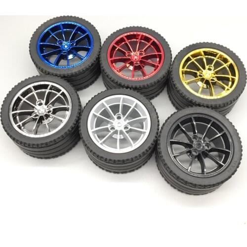 MOC ladrillos técnica bloques de construcción Decool 3368 20001 neumático de coche técnica 81,6*44 mmZR mecánica 23799 + 23800