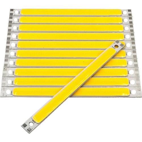 120MM Strip LED COB Chip 12V 10W LED Lamp for Drone Decor Lighting Car Lights Green Blue Red White Color 12cm COB Bar Light Bulb