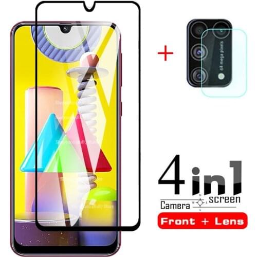 4 in 1 camera lens protective Glass For samsung Galaxy m31 6.4" SM-M315F/DS m315F m 31 armor screen protector tremp Film Cover