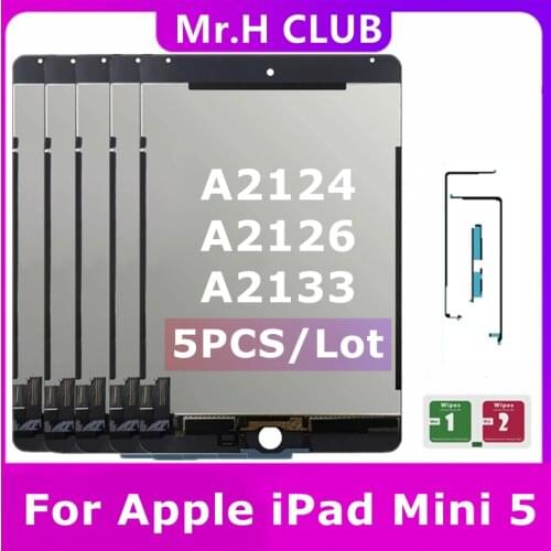5PCS 7.9" LCD For iPad Mini 5 Mini5 5th Gen 2019 A2124 A2126 A2133 LCD Display Touch Screen Digitizer 100 Tested AAA+++ Quality