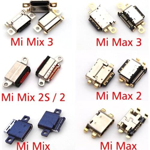 1pcs Type-C Micro USB Jack Connector Socket For XiaoMi Mi Max Mix 3 2S 2 Charge Charging Dock Plug Port