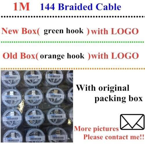 10pcs,1m/3ft with iron Sync Data USB charging cable from Foxconn For iPhone X XS XR MAX 6 7 8 With packing box