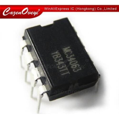 10pcs/lot MC34063AP1 MC34063API MC34063 34063API DIP-8 In Stock