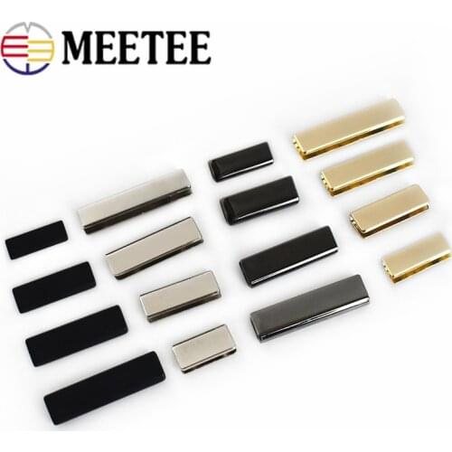 20pcs 15/20/25/30mm Metal Webbing Tail Clip Bag Corner Screws Edges Protector Buckle DIY Pendant Screw Hook Clasp Accessories