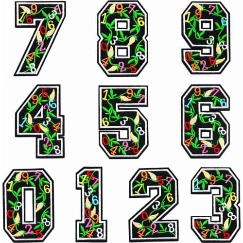 50pcs/Lot Embroidery Letters Clothing Decoration Accessories Weird Stuff Diy Iron Heat Transfer Applique Cute Patch