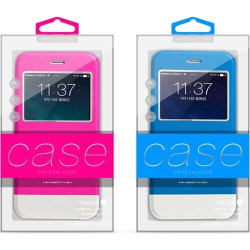 50 pcs PVC packaging box for phone accessories customize logo on packaging for phone case for iPhone 7 7 plus free shipping