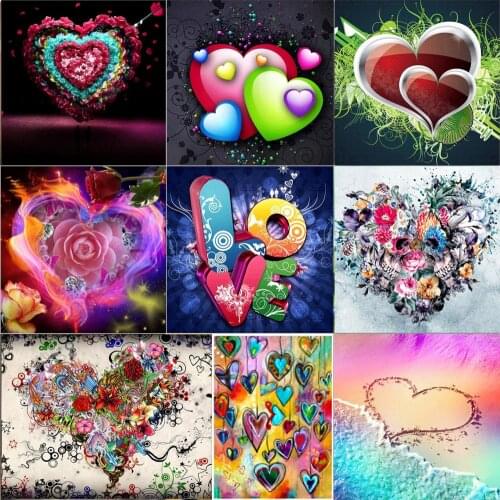 5D diamond painting love diamond embroidery diamond mosaic pattern home decoration painting DIY handmade Christmas gift