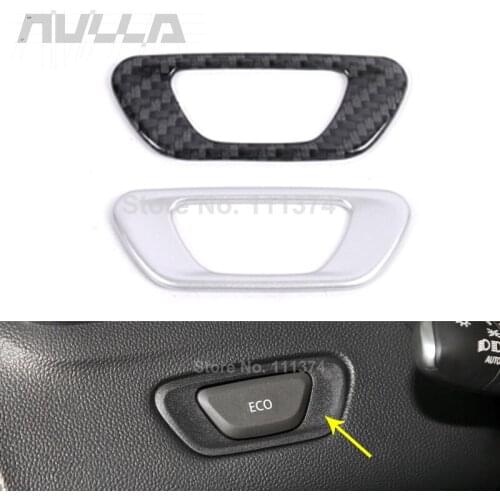 ABS Carbon Look Car Interior ECO Switch Button Decor Frame Cover Trim For Renault Kadjar 2015 2017 2019 Decoration Accessories