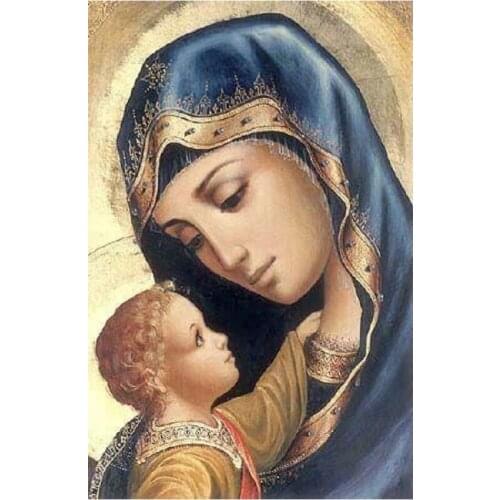 DIY 5d diamond paintings cross stitch Virgin maria Full Diamond embroidery Rhinestone Crafts home Decorative art indoor Handmade