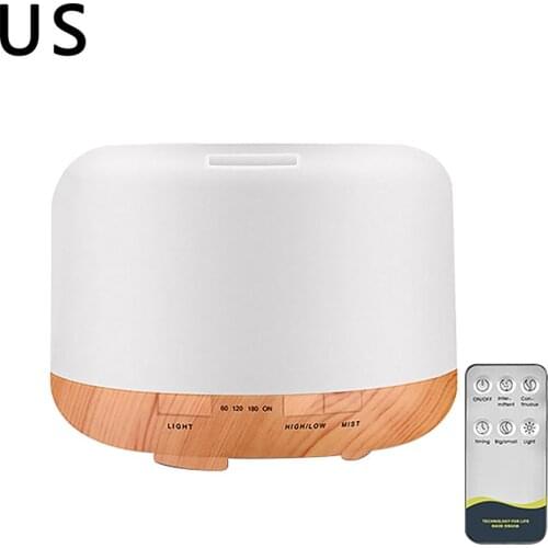 Aroma Diffuser 500 Ml Portable Electric Ultrasonic Essential Oils Diffuser Air Atomizing Humidifier With Remote Control
