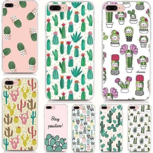 For LG V60 V40 V30 V20 Mini V50S V50 ThinQ 5G X625 X Screen X Power 2 3 Case Cute Cactus Soft TPU Back cover Mobile phone bag