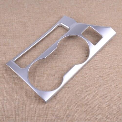 CITALL Interior Car Styling Water Cup Holder Cover Trim New Accessories Silver Fit For LHD Toyota Corolla 2014 2015 2016 2017